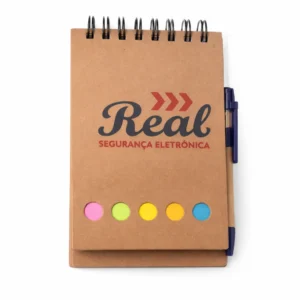 bloquinho ecologico com mini caneta