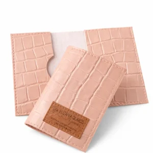 porta cartões em couro sintetico