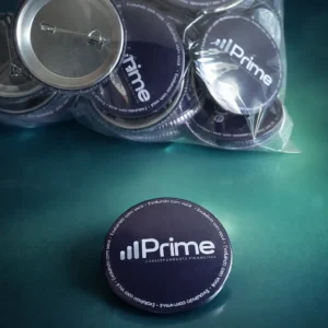 Botton personalizado com sua logo