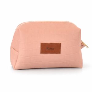 necesser trapézio couro sintetico